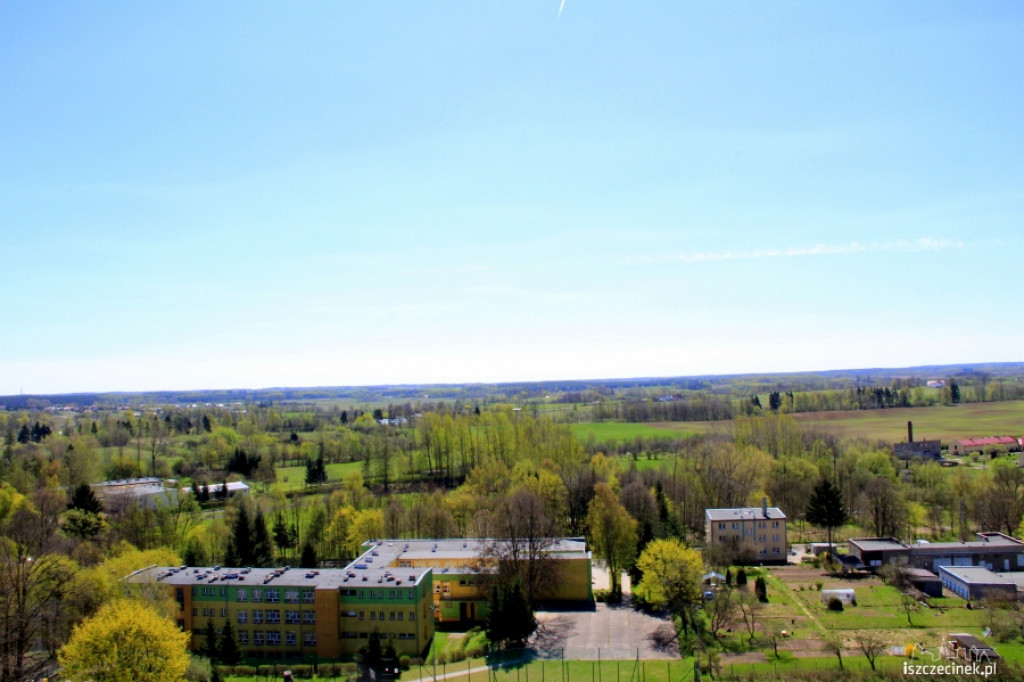 Widok z wieży w Świątkach