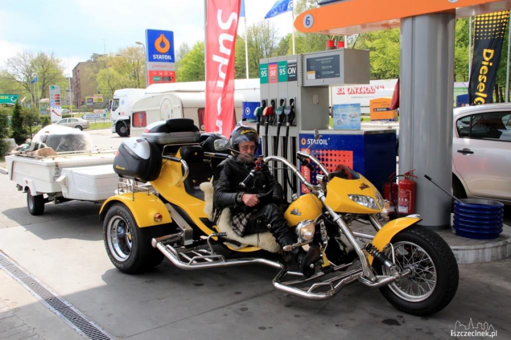 Indian Triker Olendurg przejazdem przez Szczecinek