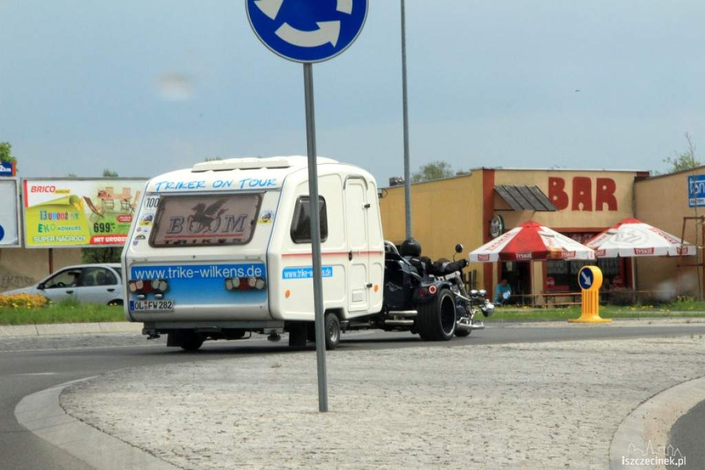 Indian Triker Olendurg przejazdem przez Szczecinek