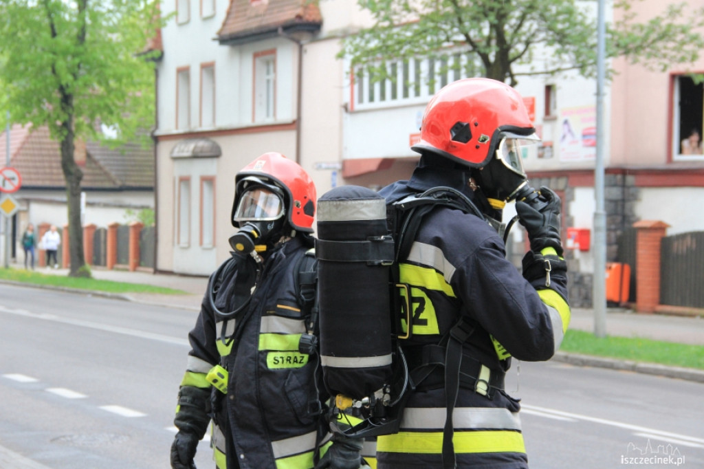 Zadymienie mieszkania na Kościuszki