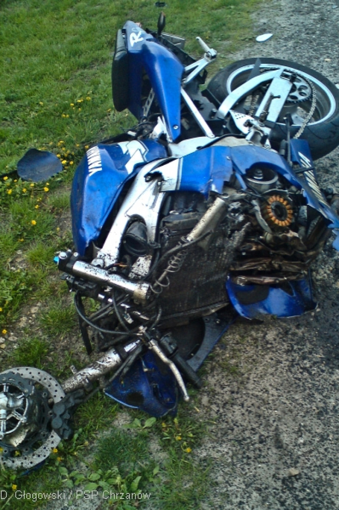 28-letni motocyklista zginął w wypadku