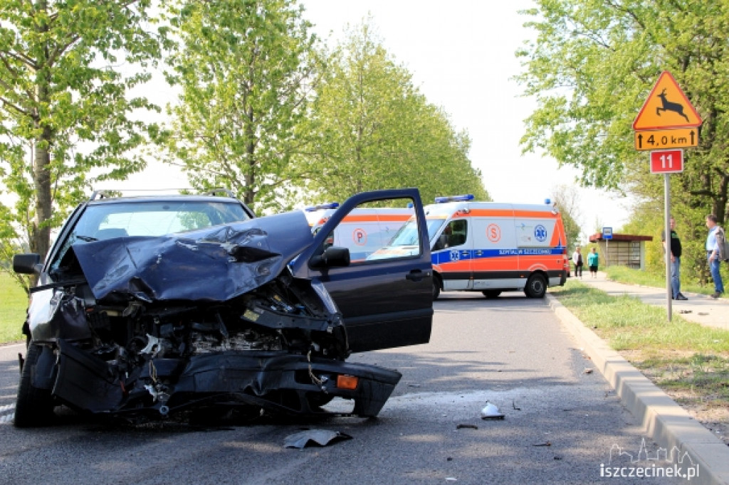 Czołowe zderzenie na 11! Kierowca miał ponad 2 promile alkoholu!