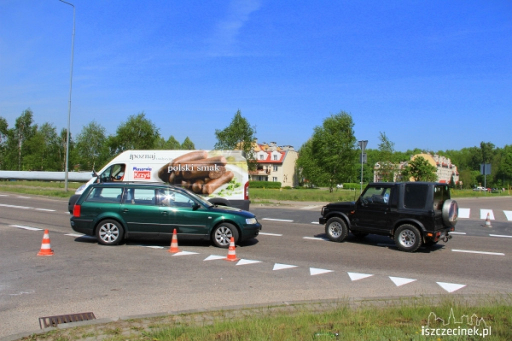 Malują linie na jezdni. Kierowcy się denerwują
