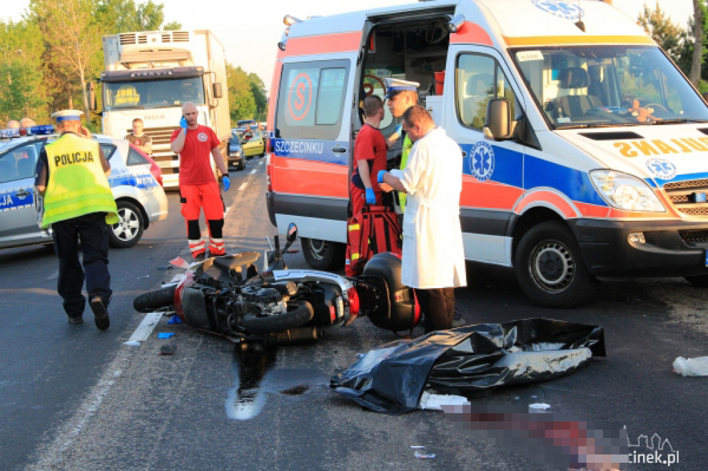 Śmiertelny wypadek na 11. Nie żyje motorowerzysta