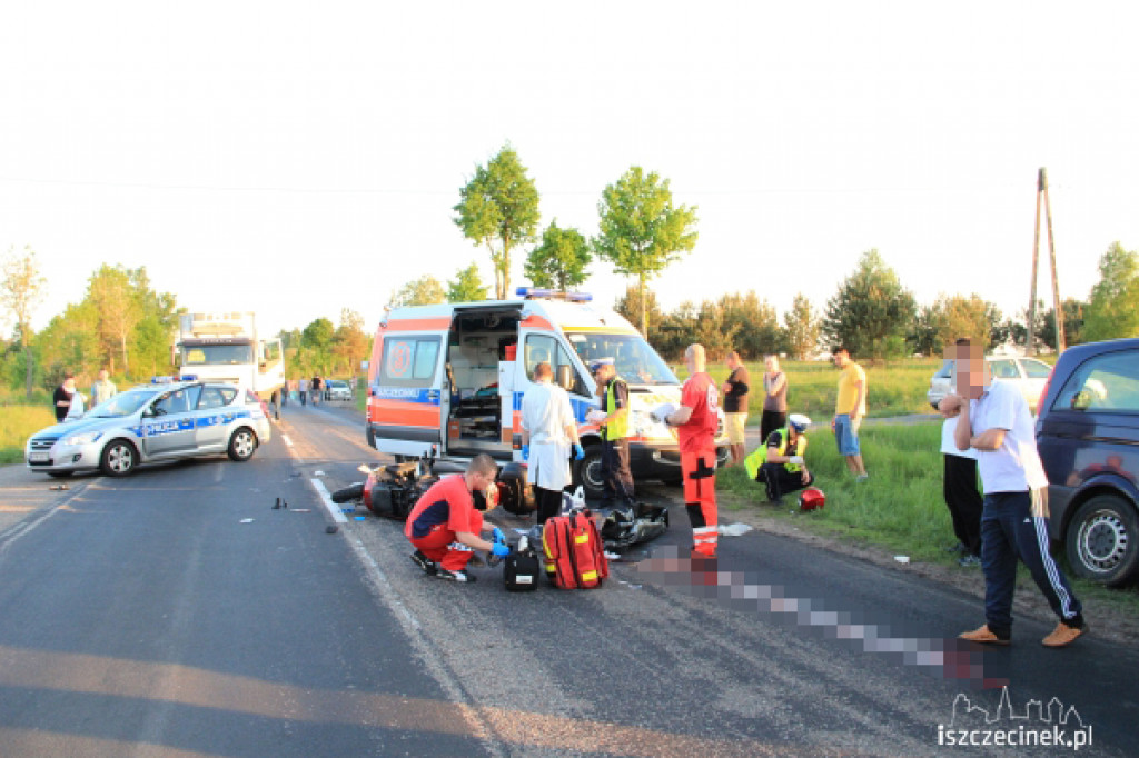 Śmiertelny wypadek na 11. Nie żyje motorowerzysta
