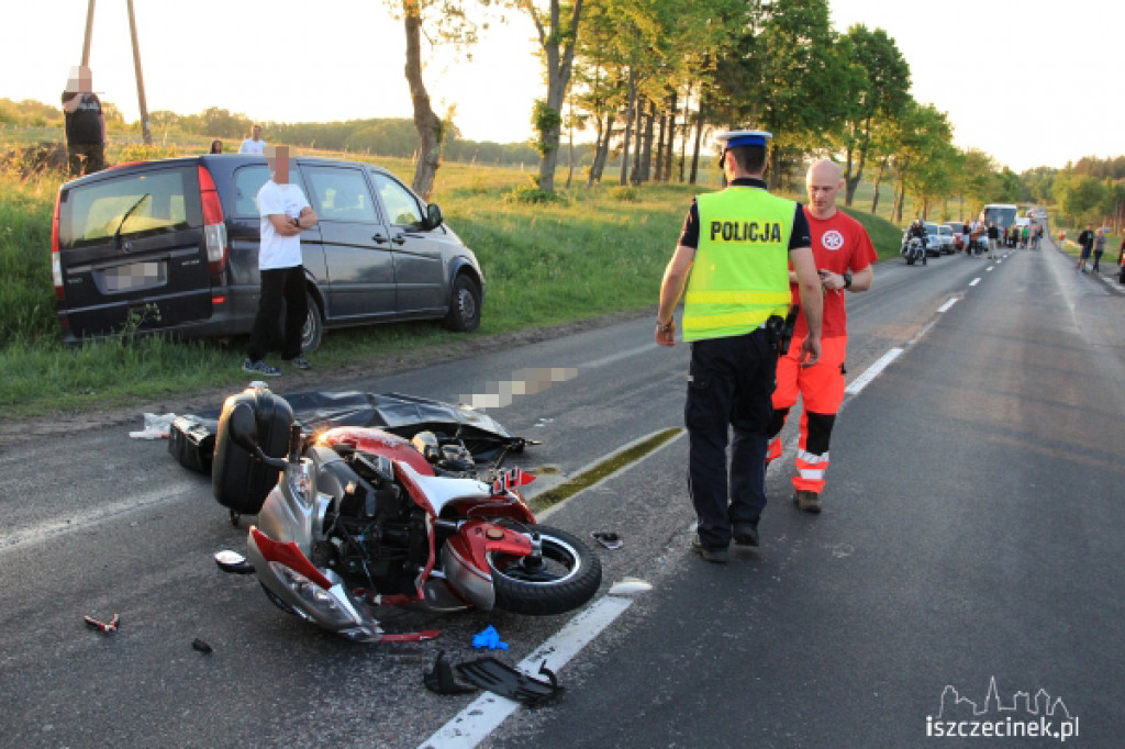 Śmiertelny wypadek na 11. Nie żyje motorowerzysta