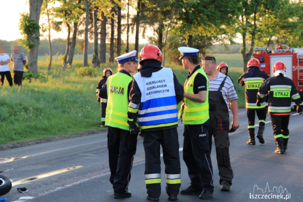 Śmiertelny wypadek na 11. Nie żyje motorowerzysta