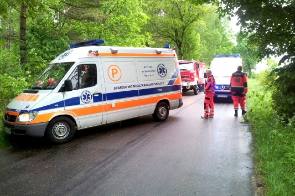 Śmiertelny wypadek drogowy w gm. Grzmiąca