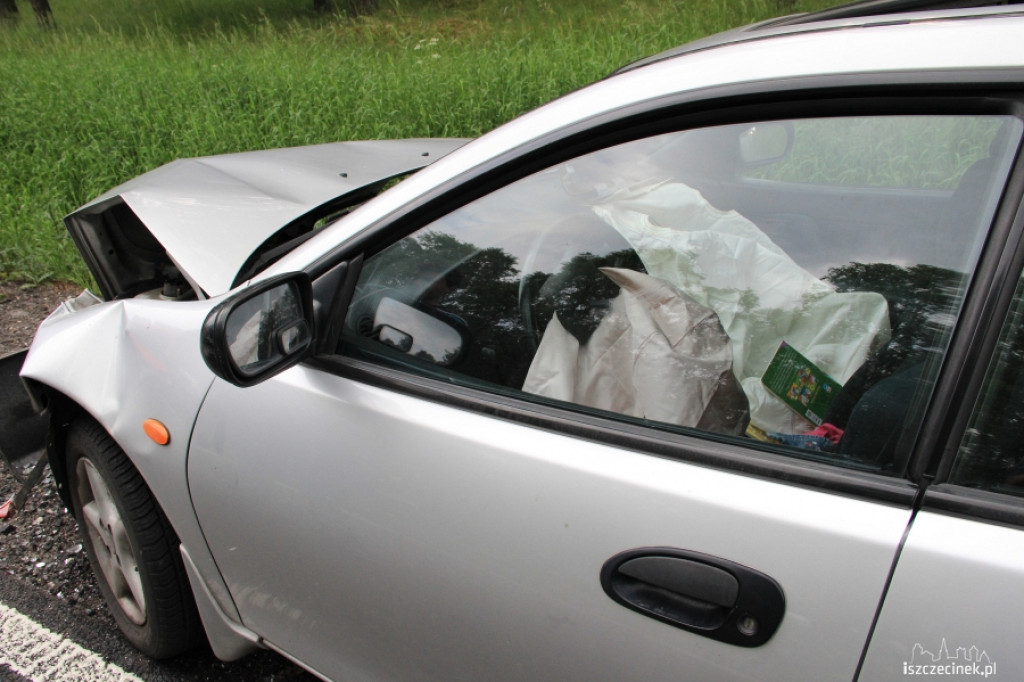 Wypadek pomiędzy Gwdą a Drzonowem