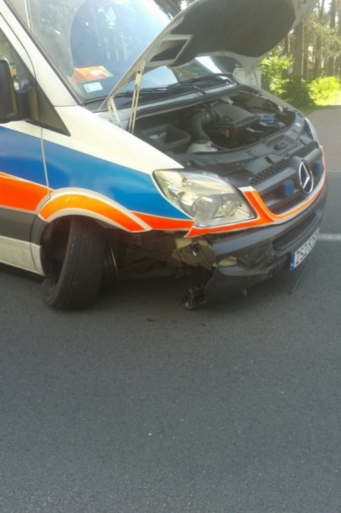 Wypadek karetki pogotowia