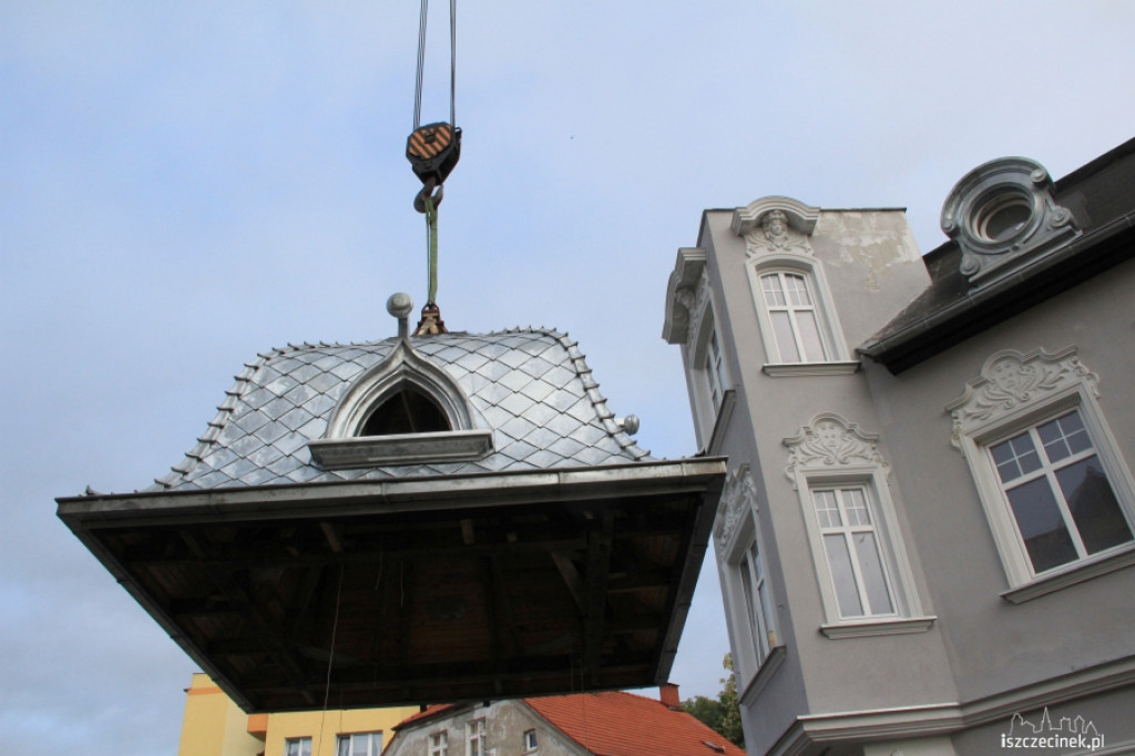 Gryf i kopuła zdobią ulicę Koszalińską