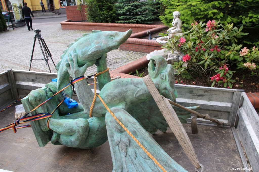 Gryf i kopuła zdobią ulicę Koszalińską