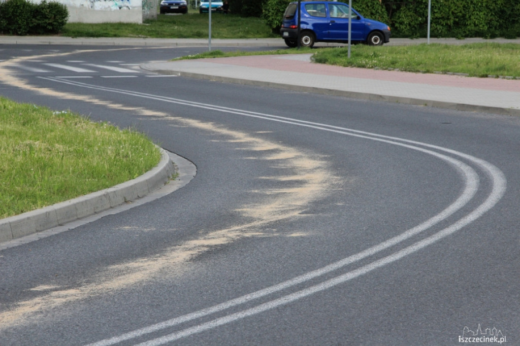 Wyciek paliwa z autobusu