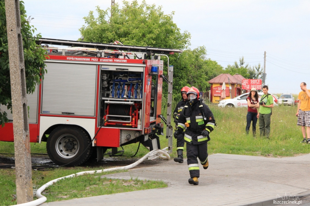 Pożar domu w Jeleninie