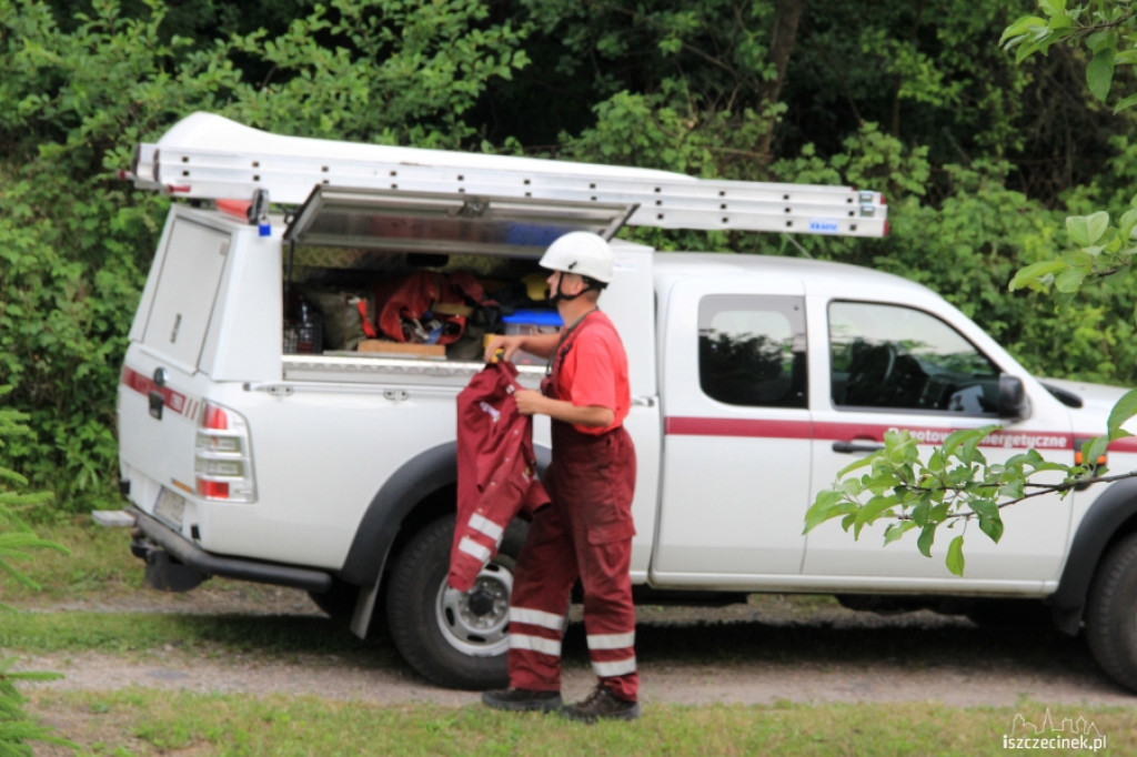 Pożar domu w Jeleninie