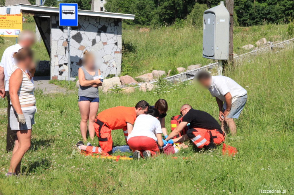 Potrącenie chłopca w Sitnie