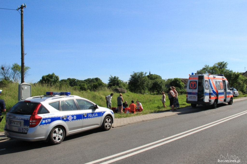 Potrącenie chłopca w Sitnie