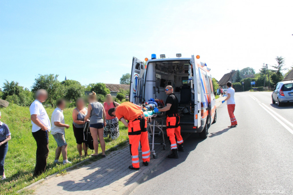Potrącenie chłopca w Sitnie