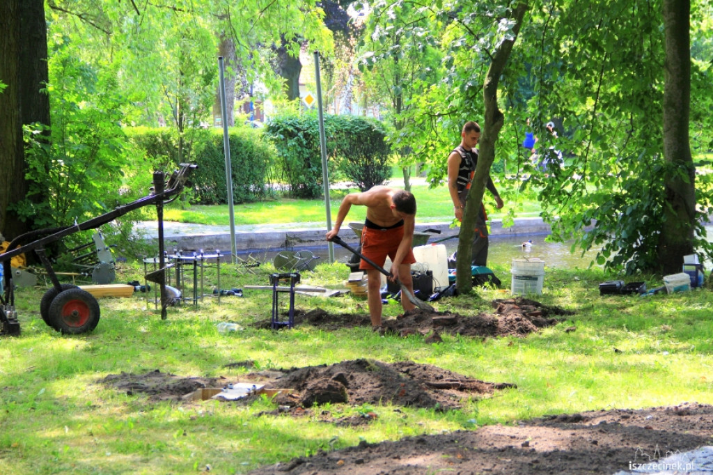 Budują 3 nowe siłownie w parku