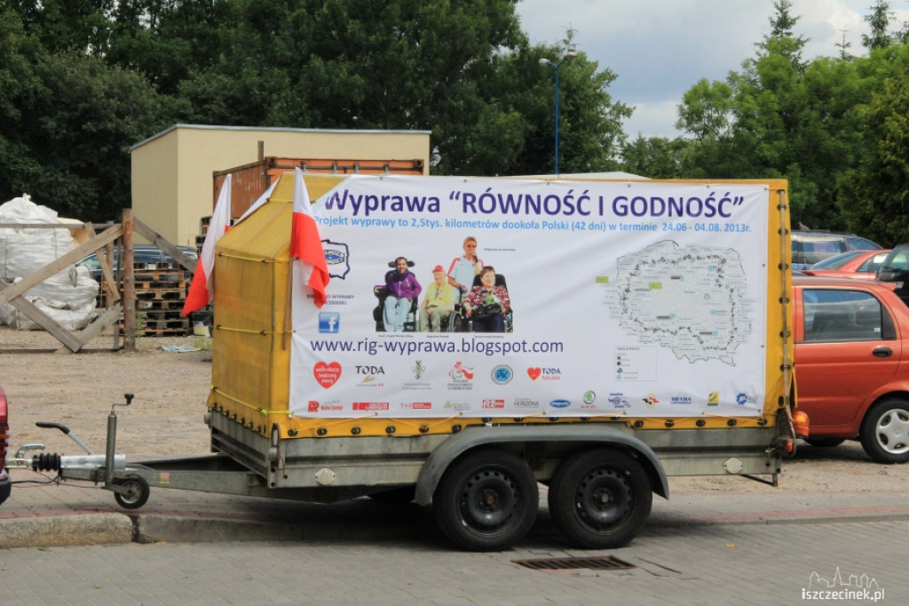 Wyprawa Równości i Godność dotarła do Szczecinka