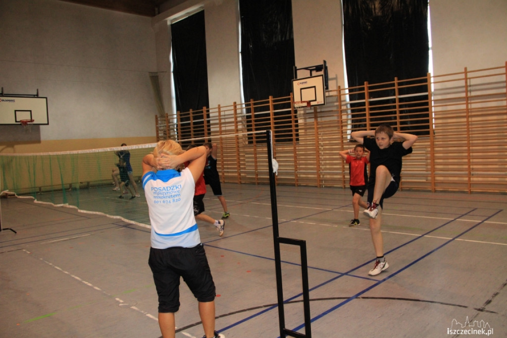 Mistrzyni szkoli badmintonistów z UKS Gwda