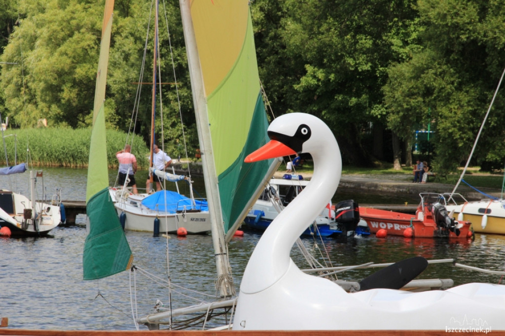 Nowe rowerki pływające w Szczecinku