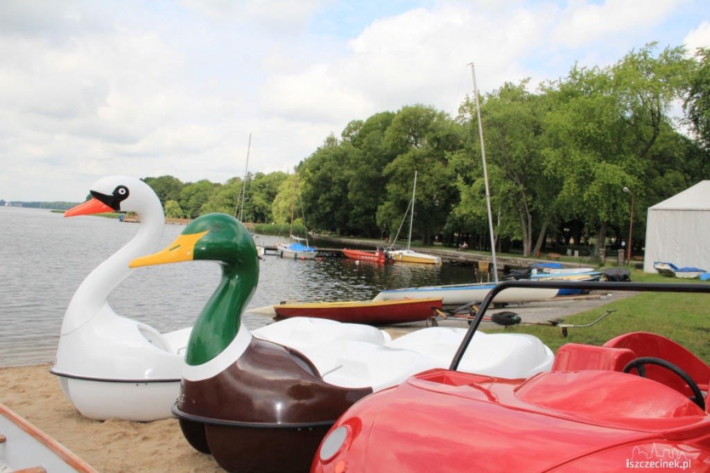 Nowe rowerki pływające w Szczecinku
