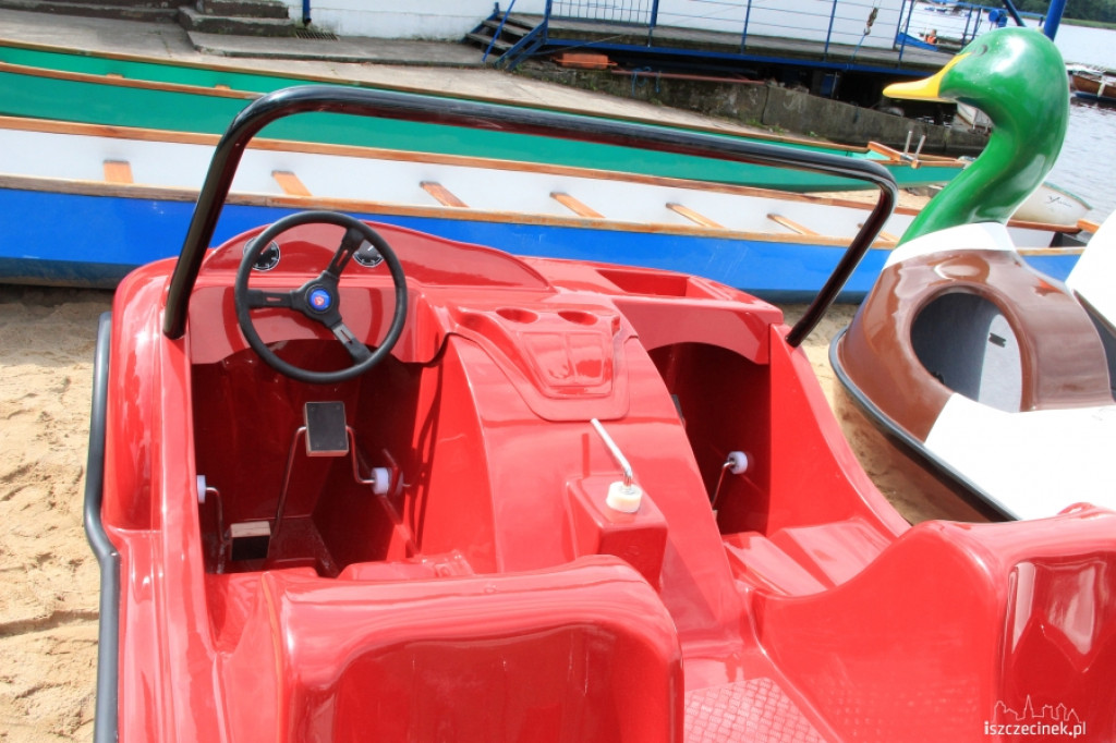 Nowe rowerki pływające w Szczecinku