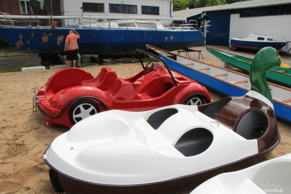 Nowe rowerki pływające w Szczecinku