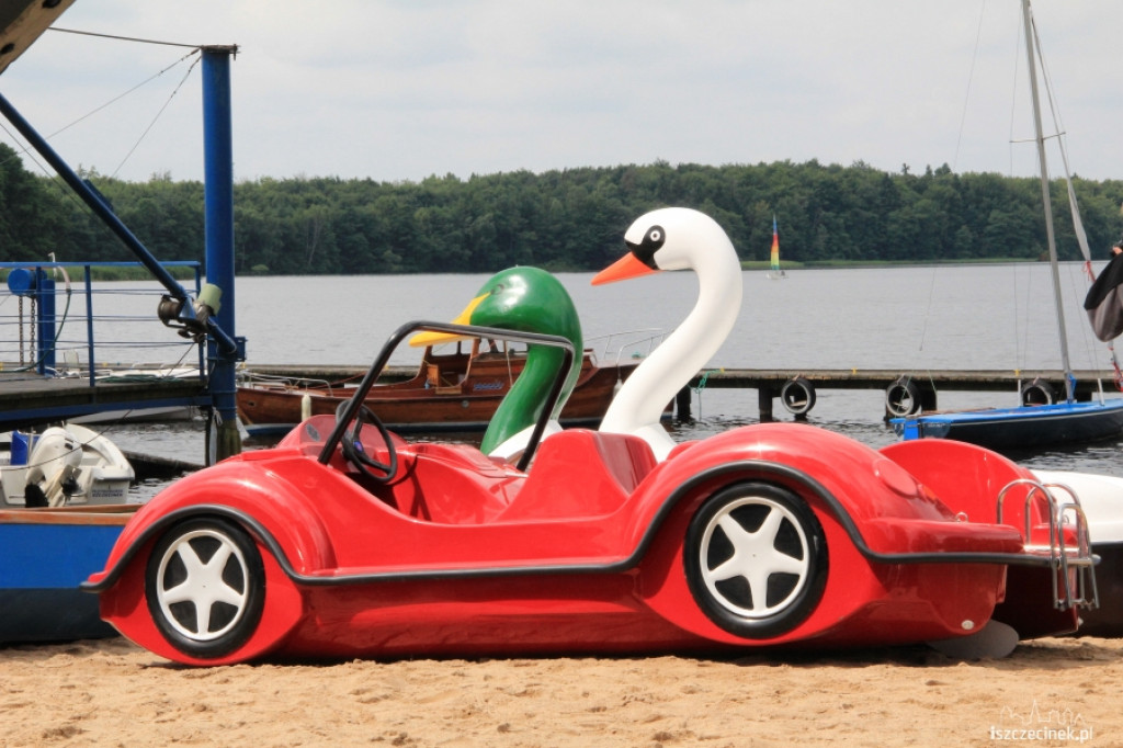Nowe rowerki pływające w Szczecinku