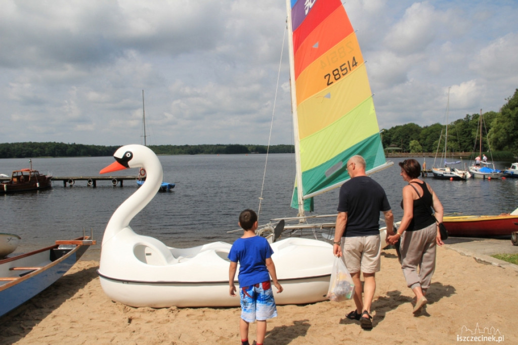 Nowe rowerki pływające w Szczecinku
