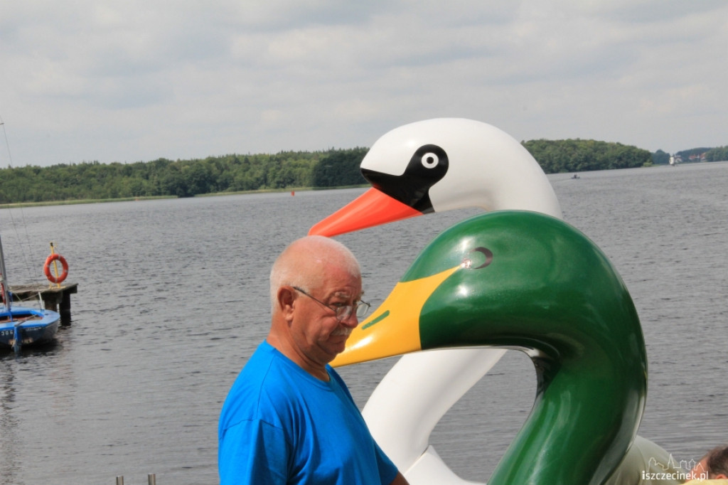 Nowe rowerki pływające w Szczecinku