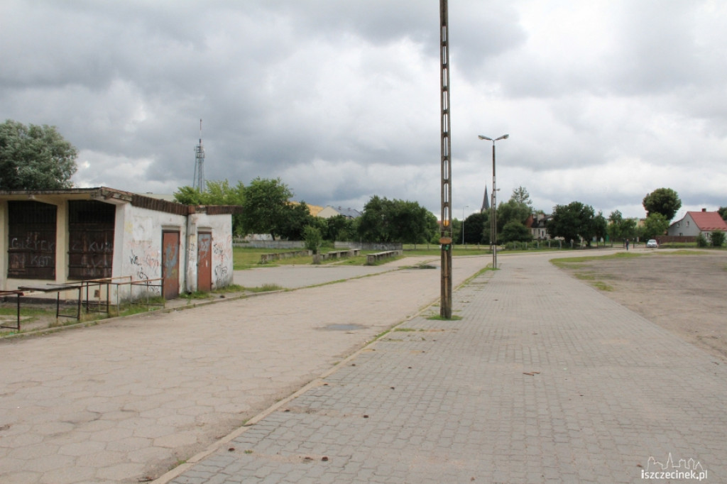 Rynek w Szczecinku przed przebudową
