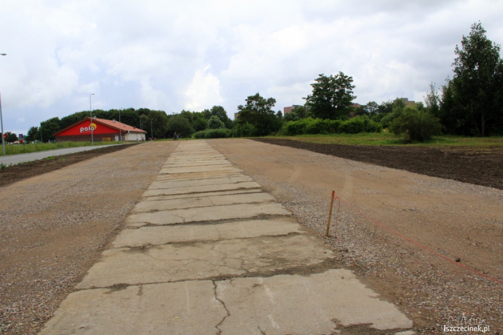 Tymczasowe targowisko w Szczecinku