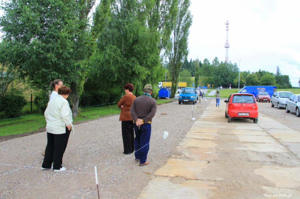 Tymczasowe targowisko w Szczecinku