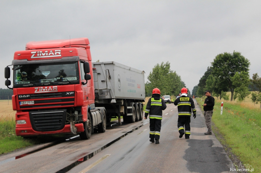 Wypadek koło Białego Boru