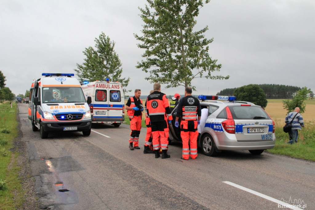 Wypadek koło Białego Boru