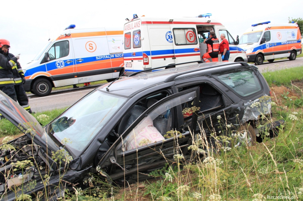 Wypadek koło Białego Boru