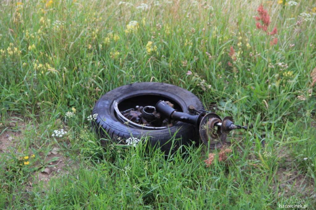 Wypadek koło Białego Boru