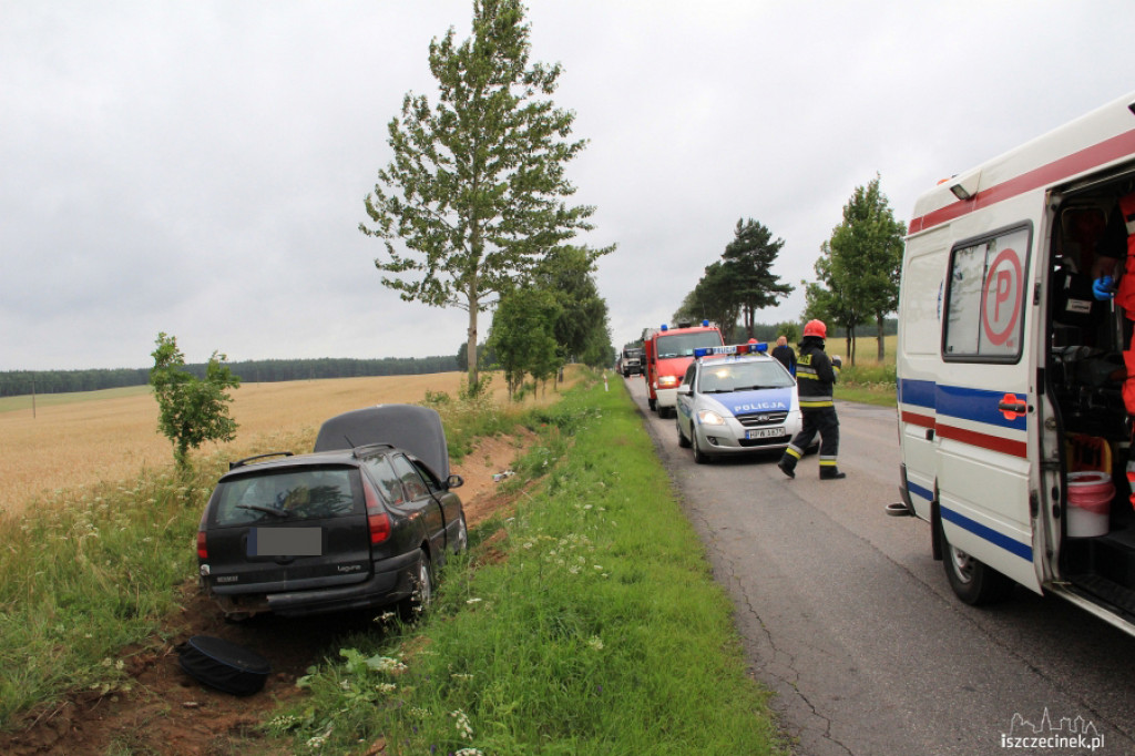 Wypadek koło Białego Boru
