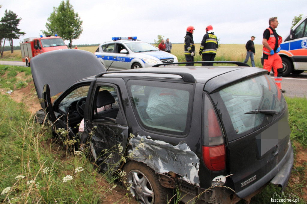 Wypadek koło Białego Boru