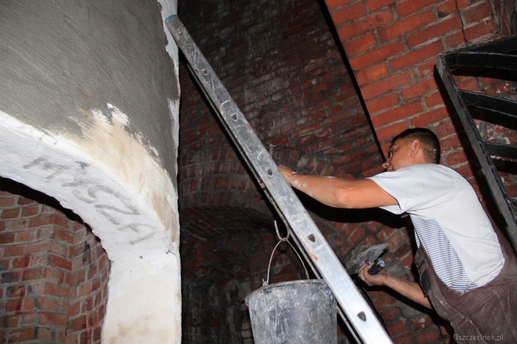 Wieża Bismarcka w remoncie