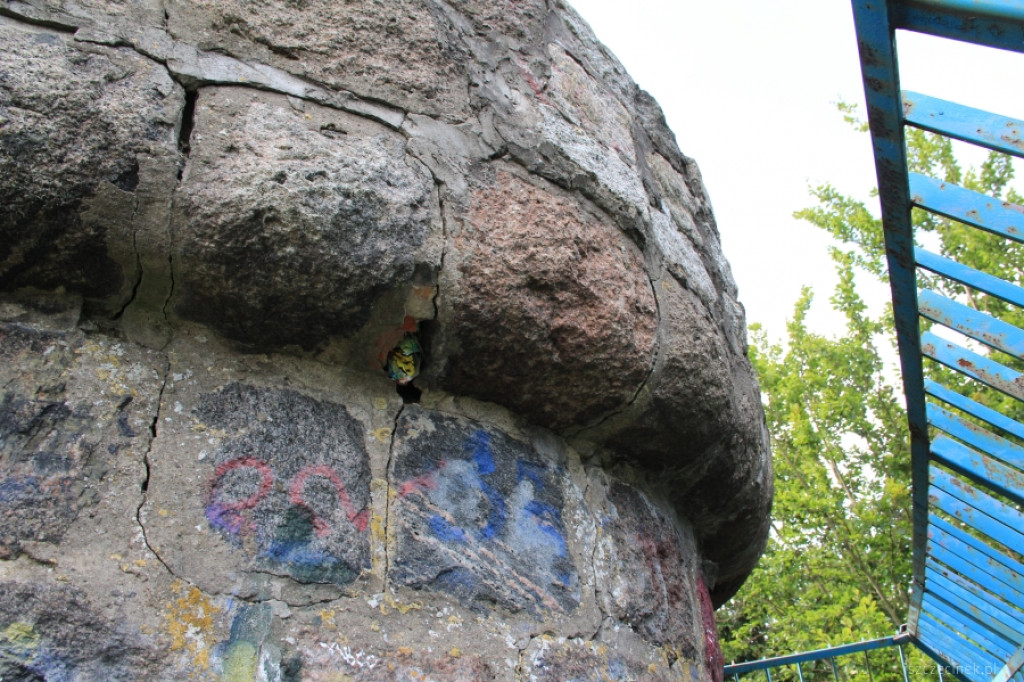 Wieża Bismarcka w remoncie