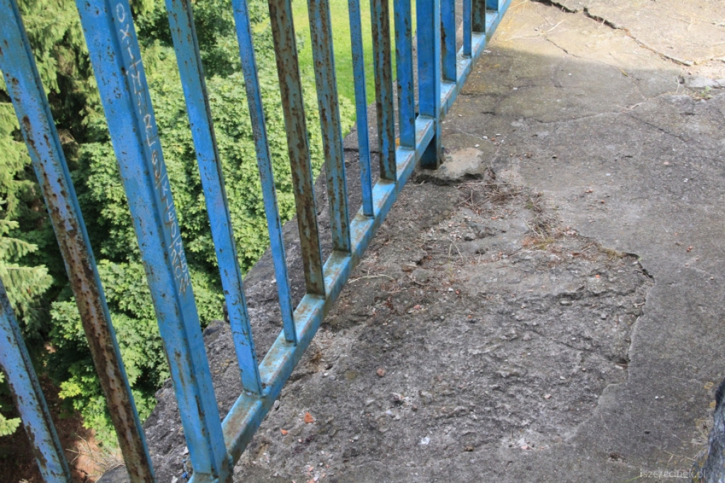 Wieża Bismarcka w remoncie