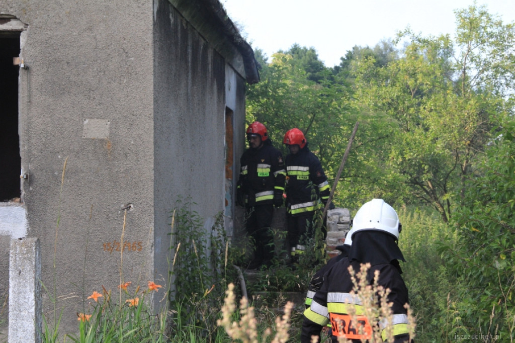 Pożar domu na Rybackiej