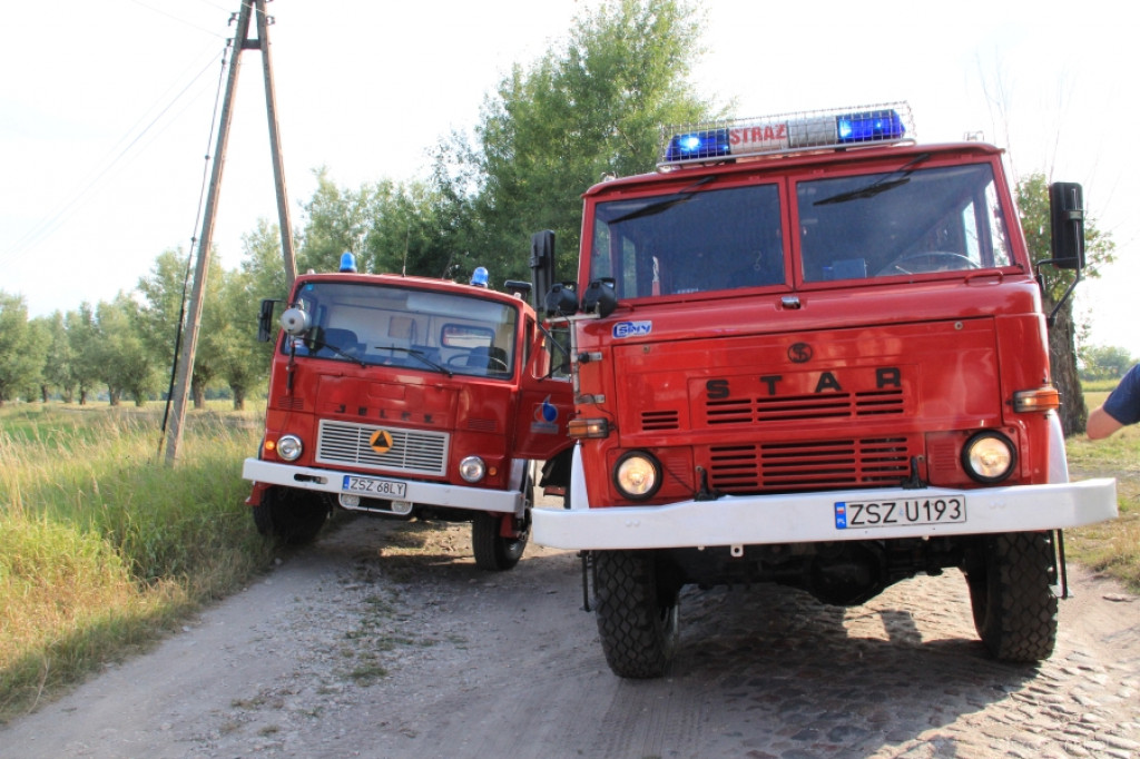 Pożar domu na Rybackiej