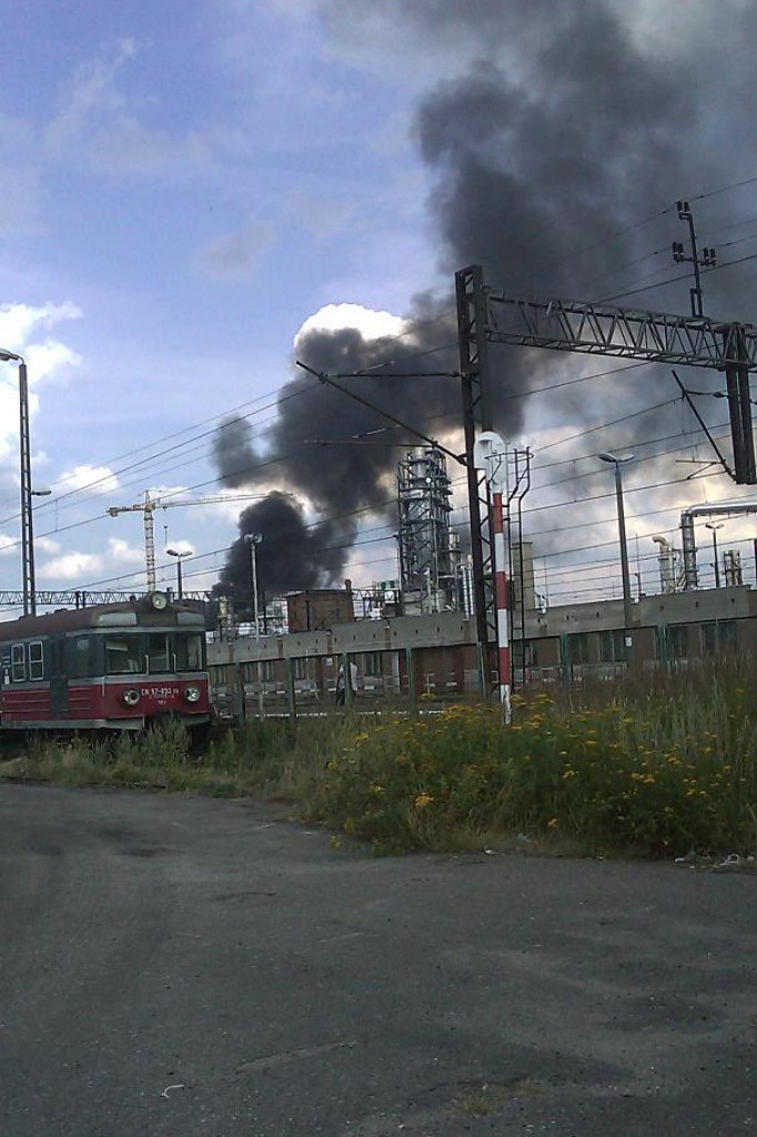 Pożar w Krono - fot. Czytelnicy