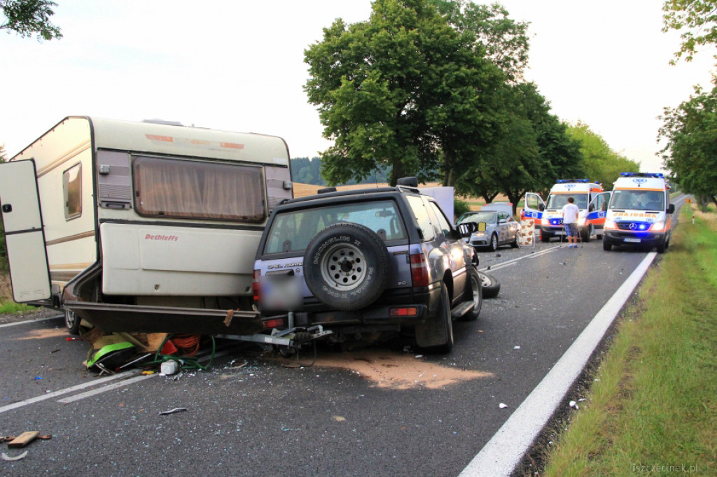 Wypadek pod Szczecinkiem