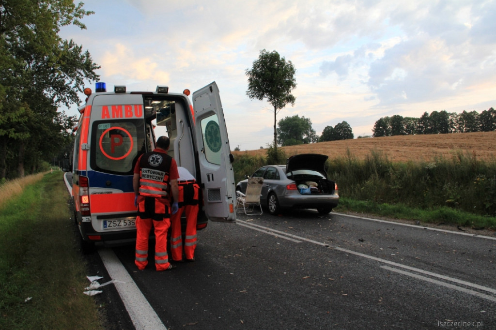 Wypadek pod Szczecinkiem