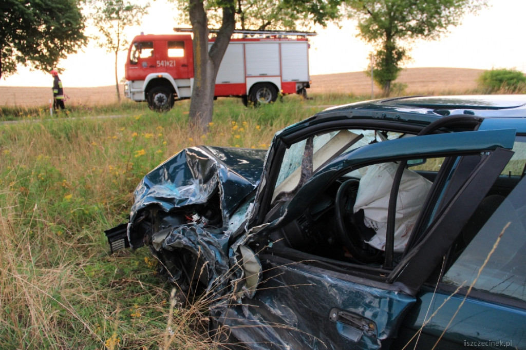 Wypadek pod Szczecinkiem